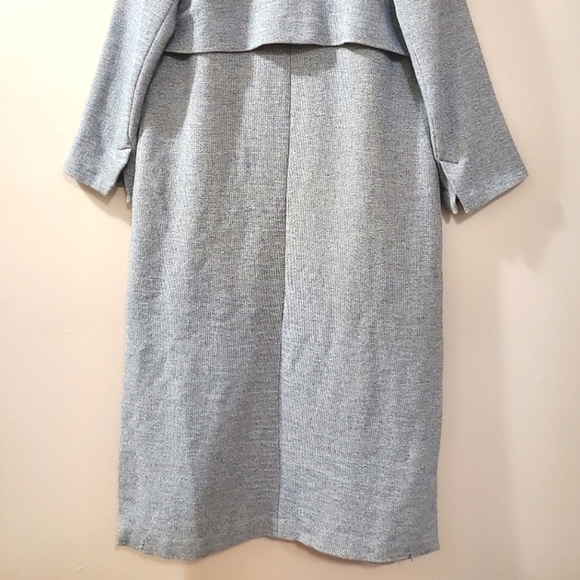Zara Trafaluc - Light Blue Longline coat overcoat topcoat / cardigan- Size S - Picture 7 of 9